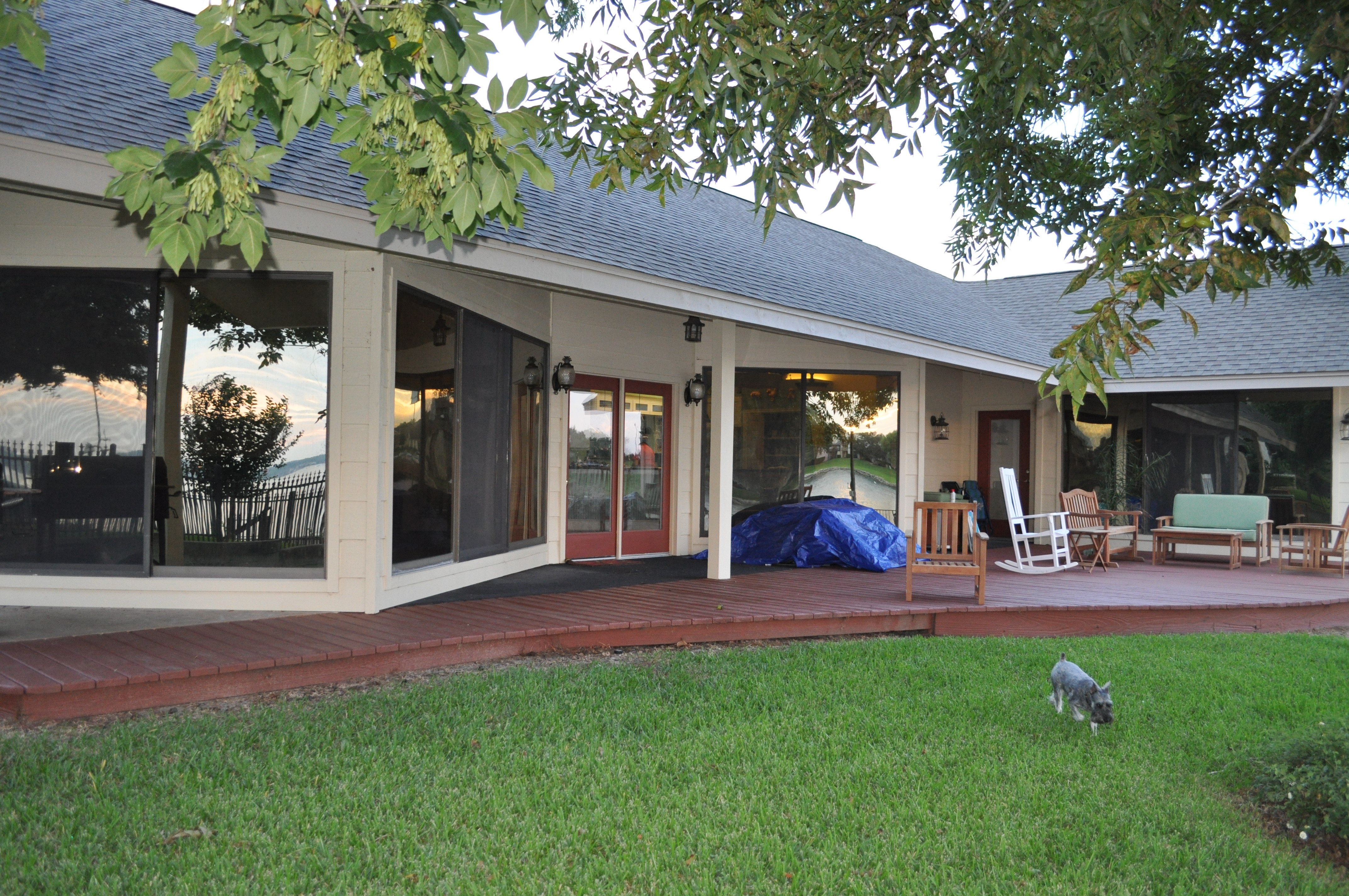 Back deck and mini